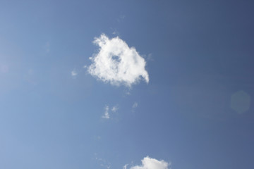 clouds in blue sky 8151