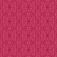 Wall Mural - Posh Pattern in Red