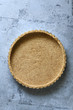 © The Picture Pantry - Pie crust made with graham cracker crumbs.Top view