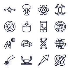 Sticker - Set of 16 Innovation outline icons