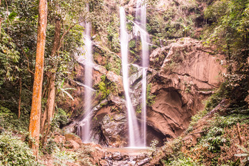 Poster - Mork Fa waterfall at Chiangmai province