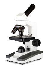 Poster - Microscope isolated on white