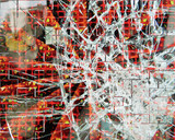 Fototapeta Desenie - Broken Glass Effect Shattered Smashed