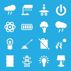 Sticker - Set of 16 energy filled icons