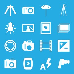 Sticker - Set of 16 photography filled icons