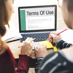 Poster - Terms of Use Conditions Rule Policy Regulation Concept