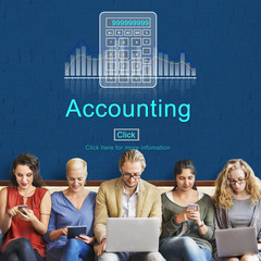 Wall Mural - Accounting Business Credit Economy Icon Concept