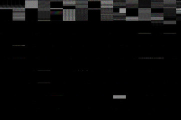 Fototapete - Digitale Stoerung / Abstrakter Hintergrund einer digitalen Stoerung.