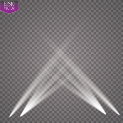 Wall Mural - Vector Spotlights. Scene. Light Effects

