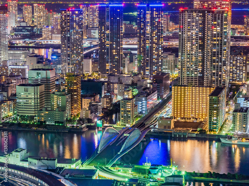 カレッタ汐留 夜景 Stock Photo Adobe Stock