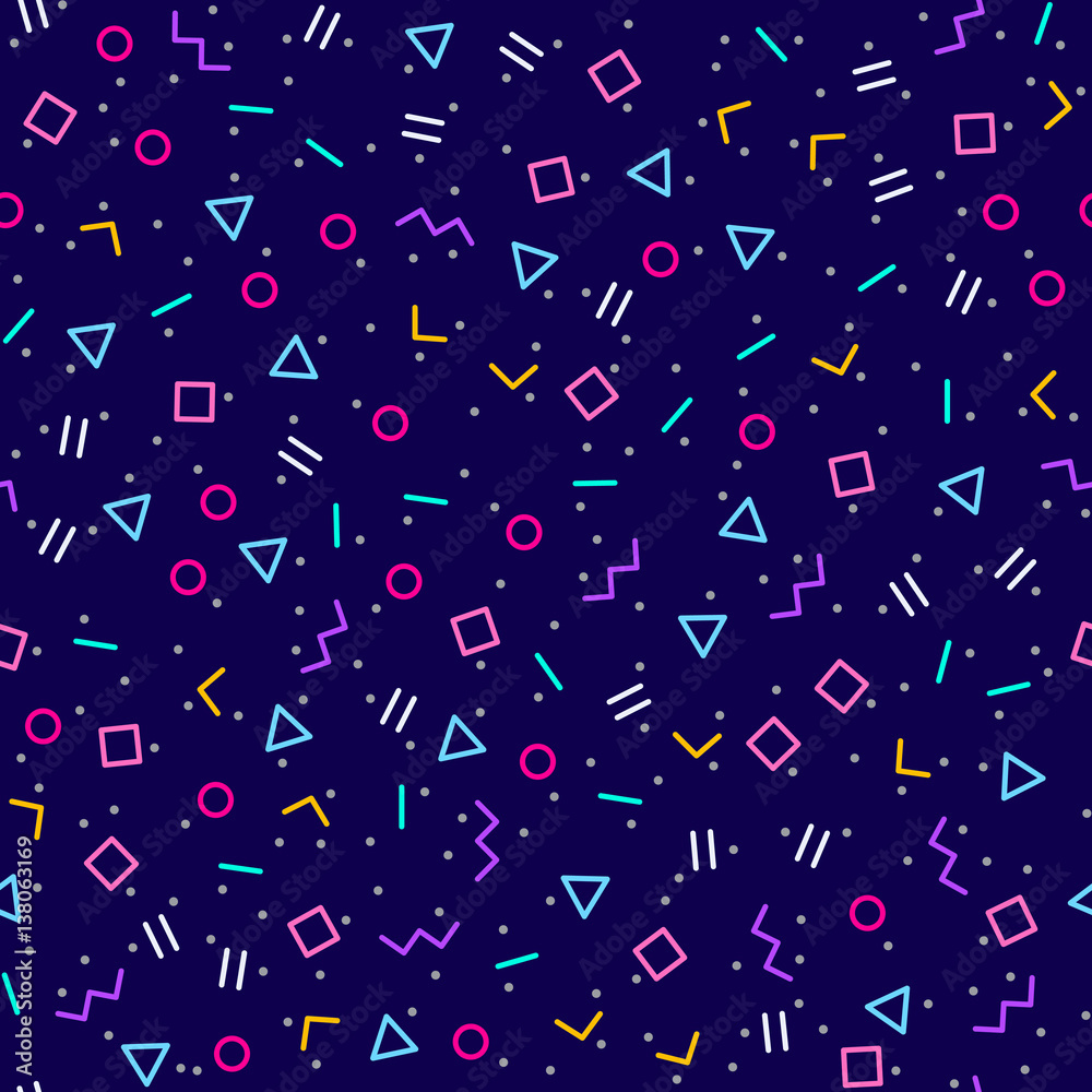 Bright Neon Shapes Bright Neon Shapes
