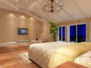 rendering bed room,so comfortable.  