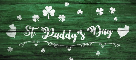 Sticker - Digital composite of Patricks day greeting