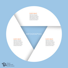 Poster - Business Chart Design 3-Step #Vector Graphics