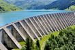barrage de Roselend en Savoie 