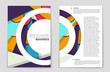 © happyvector071 - Abstract vector layout background set. For art template design, list, front page, mockup brochure theme style, banner, idea, cover, booklet, print, flyer, book, blank, card, ad, sign, sheet,, a4.