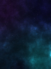Wall Mural - space background. 3d rendering