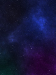 Wall Mural - space background. 3d rendering