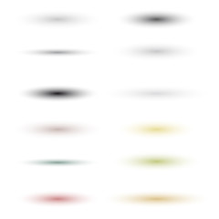 Wall Mural - oval shadow for tab dividers isolated on white vector set