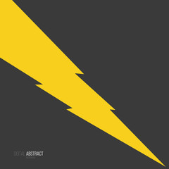Wall Mural - modern abstract background with lightning. vector illustration, simple geometric form. template for 