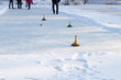 © luftklick - eisstock, eisstockbahn, wintersport, curling,