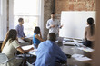 © Monkey Business - Businessman At Whiteboard In Brainstorming Meeting