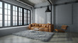 cinematic modern living room with huge windows and loft concept interior design02.jpg
