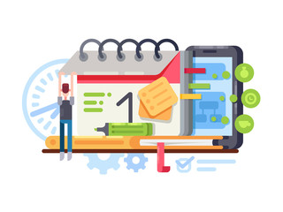 Poster - Planning and organization