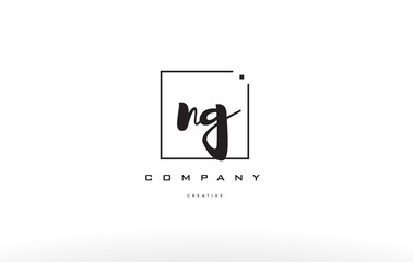 Wall Mural - ng n g hand writing letter company logo icon design