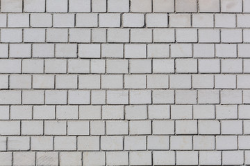 Wall Mural - Strukturierter Hintergrund, Backsteinmauer mit weißen Ziegeln