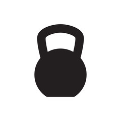 Sticker - kettle bell icon illustration