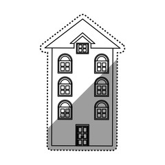 Poster - House real estate icon vector illustration graphic design