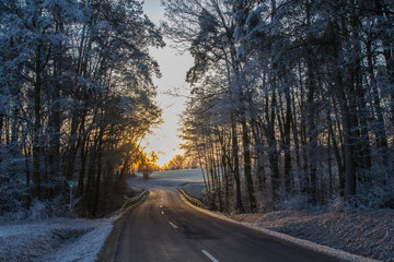 street in winter