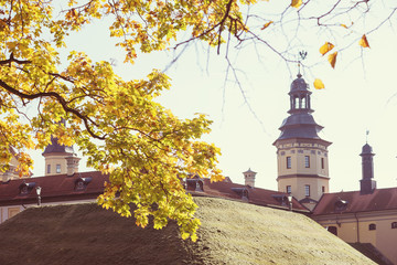 Wall Mural - autumnal castle landscape