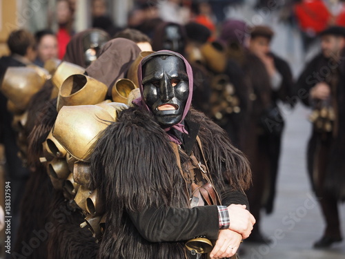 Foto  Carnevale in sardegna in barbagia con i mamuthones