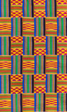 Fototapeta  - Kente cloth background, the garment worn by Akans and Ashanti kingdom