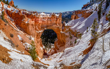 Natural Arch In Bryce Canyon National Park