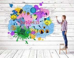 Wall Mural - Creative business concept