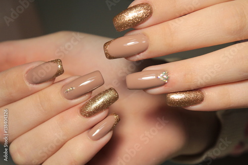 Leinwand Poster very beautiful nail design