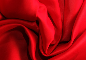 Smooth elegant red silk 