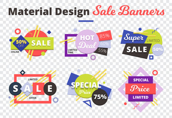 Sticker - Sale Transparent Icon Set