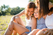 © Martinan - Smiling family spending time outdoor on a summer day