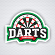  Darts porting logo and leisure design.