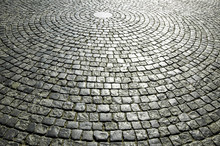 Prague, Round Cobblestones, Czech Republic