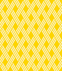 Sticker - seamless vector pattern of weaved  strips.