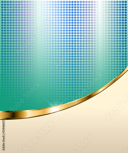 Abstract blue background with dotted pattern