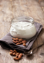 Poster - vegan almond yogurt