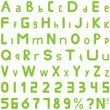 © Serhii - Green fonts soft style hand work for commerce use.