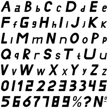Black fonts middle and spoling style hand work for commerce use.