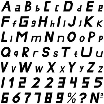 Black fonts strong and spoling style hand work for commerce use.